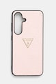 Чехол на телефон Guess Samsung Galaxy S25 для телефона розовый GUHCS25SPGP4STRP