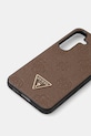 Чехол на телефон Guess Samsung Galaxy S25 GUHMS25SPGBTMW коричневый AA00