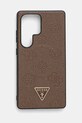 Θήκη κινητού Guess Samsung Galaxy S25 Ultra απλικέ καφέ GUHMS25LPGBTMW