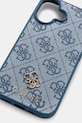 Guess Husa pentru telefon iPhone 16 GUHMP16SP4SM4MB albastru AA00
