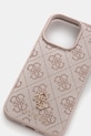 Obal na telefon Guess iPhone 16 Pro 6.3 GUHMP16LP4SM4MP růžová AA00