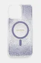 Guess etui iPhone 16 Pro Max na telefon fioletowy GUHMP16XRGRGEU