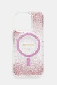 Θήκη κινητού Guess iPhone 16 Pro στάμπα ροζ GUHMP16LRGRGEP