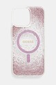 Чохол на телефон Guess iPhone 16 Pro Max для телефону рожевий GUHMP16XRGRGEP