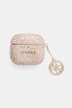 Чохол для airpods Guess 4 Gift Box рожевий GUA4P4E4CDP