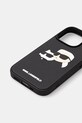 Θήκη κινητού Karl Lagerfeld iPhone 16 Pro KLHCP16LRBCKCHLK μαύρο AA00