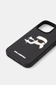 Θήκη κινητού Karl Lagerfeld iPhone 16 Pro Max KLHCP16XRBCKCHLK μαύρο AA00