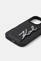 Θήκη κινητού Karl Lagerfeld iPhone 16 Pro KLHCP16LPGPVKSK μαύρο AA00