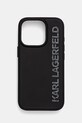 Чохол на телефон Karl Lagerfeld iPhone 16 Pro для телефону чорний KLHCP16LRBKGVCK