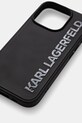 Karl Lagerfeld etui na telefon iPhone 16 Pro KLHCP16LRBKGVCK czarny AA00