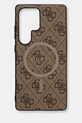 Obal na telefon Guess Samsung Galaxy S25 Ultra na mobil hnědá GUHMS25LG4GFRW