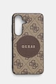 Чохол на телефон Guess Samsung Galaxy S25 для телефону коричневий GUHMS25SP4PGRSGW