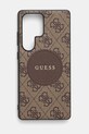 Guess Husa pentru telefon Samsung Galaxy S25 Ultra pentru telefon maro GUHMS25LP4PGRSGW