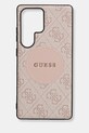 Guess Husa pentru telefon Samsung Galaxy S25 Ultra pentru telefon roz GUHMS25LP4PGRSGP