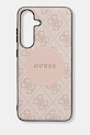 Guess etui na telefon Samsung Galaxy S25+ na telefon różowy GUHMS25MP4PGRSGP