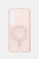 Θήκη κινητού Guess Samsung Galaxy S25 για τηλέφωνο ροζ GUHMS25SPFTDTEP