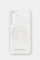 Karl Lagerfeld Husa pentru telefon Samsung Galaxy S25 cu modele transparent KLHCS25SHKHDCELT