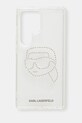 Karl Lagerfeld Husa pentru telefon Samsung Galaxy S25 Ultra pentru telefon transparent KLHCS25LHKHDCELT