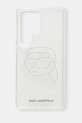Кейс за телефон Karl Lagerfeld Samsung Galaxy S25 Ultra за телефон прозрачен KLHCS25LHKHDCELT