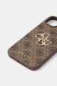 Θήκη κινητού Guess iPhone 15 Plus / 14 Plus 6.7 GUHCP15M4GMGBR καφέ AA00