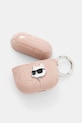 Karl Lagerfeld husa airpods 4 KLA4PGCHPP roz AA00