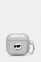 Kryt na airpods Karl Lagerfeld AirPods 4 Dárkový box stříbrná KLA4PGCHPS