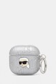 Θήκη για airpod Karl Lagerfeld AirPods 4 ασημί KLA4PGKIPS