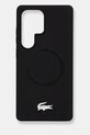 Lacoste carcasă de telefon Samsung Galaxy S25 Ultra pentru telefon negru LCHMS25LSMAK