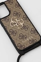 Θήκη κινητού Guess iPhone 16 GUHCP16SP4GMGCRW καφέ AA00
