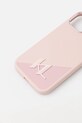 Karl Lagerfeld carcasă de telefon iPhone 15 KLHMP15SSCMKMPCP roz AA00