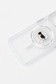 Karl Lagerfeld carcasă de telefon iPhone 15 KLHMP15SHLSKIH alb AA00