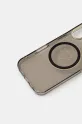 Puzdro na mobil Guess iPhone 16 GUHMP16SHFGTMSLSK čierna AA00