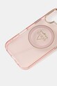 Guess etui na telefon iPhone 16 GUHMP16SHFGTMSLSP różowy AA00