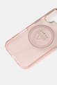 Guess etui na telefon iPhone 16 GUHMP16SHFGTMSLSP różowy AA00