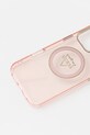 Guess carcasă de telefon iPhone 16 Pro Max GUHMP16XHFGTMSLSP roz AA00