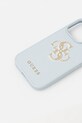 Чохол на телефон Guess iPhone 16 Pro GUHCP16LPGT4MBB блакитний AA00