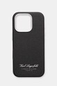 Karl Lagerfeld carcasă de telefon iPhone 16 Pro pentru telefon negru KLHCP16LPGWCMKHK