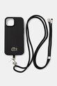 Чехол на телефон Lacoste iPhone 15 для телефона чёрный LCHMBCP15SPVCK