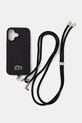 Lacoste carcasă de telefon iPhone 16 pentru telefon negru LCHMBCP16SPVCK