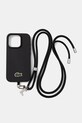 Чехол на телефон Lacoste iPhone 16 Pro для телефона чёрный LCHMBCP16LPVCK