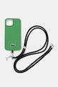 Чохол на телефон Lacoste iPhone 15 для телефону зелений LCHMBCP15SPVCN