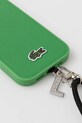 Lacoste carcasă de telefon iPhone 16 Pro LCHMBCP16LPVCN verde AA00
