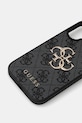 Etui za telefon Guess iPhone 16 GUHCP16S4GMGGR crna AA00