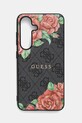 Чехол на телефон Guess Samsung Galaxy S25 для телефона чёрный GUHMS25SP4ROPEMCK