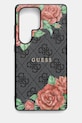 Guess etui na telefon Samsung Galaxy S25 Ultra na telefon czarny GUHMS25LP4ROPEMCK