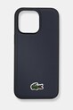 Θήκη κινητού Lacoste iPhone 14 Pro Max για τηλέφωνο σκούρο μπλε LCHMP14XPVCV