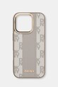 Dkny carcasă de telefon iPhone 16 Pro pentru telefon gri DKHMP16LPCPVSLE