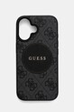 Чохол на телефон Guess iPhone 16 для телефону чорний GUHMP16SP4PGRSGK