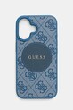 Чохол на телефон Guess iPhone 16 для телефону блакитний GUHMP16SP4PGRSGB