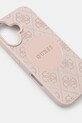 Obal na telefon Guess iPhone 16 GUHMP16SP4PGRSGP růžová AA00